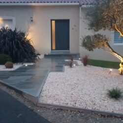 Atlantic Sud Paysage modernisation entrée de maison à Brains