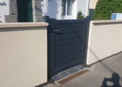 Atlantic Sud Paysage portillon aluminium à La Montagne