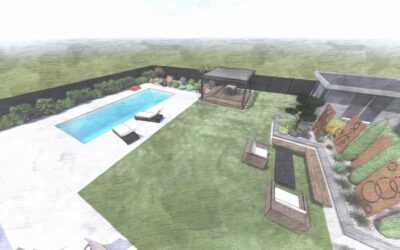 Projet 3D conception paysagère à Pornic