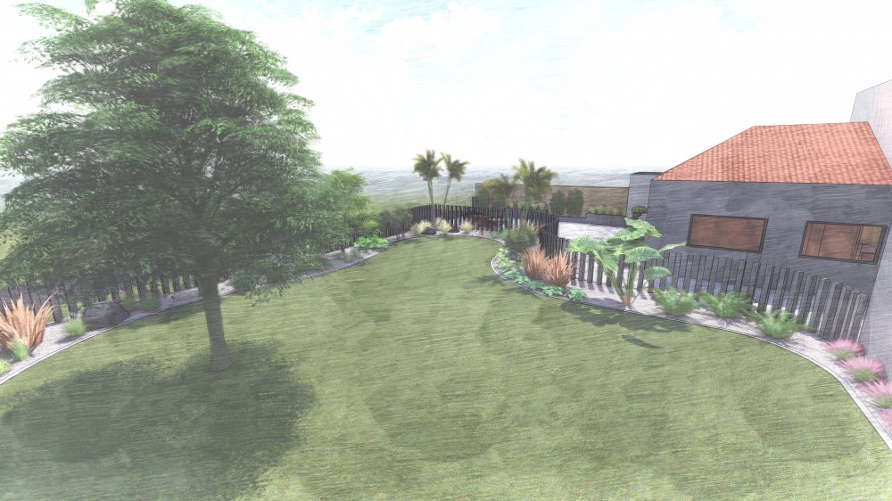 Projet 3D création paysager Pornic Atlantic Sud Paysage