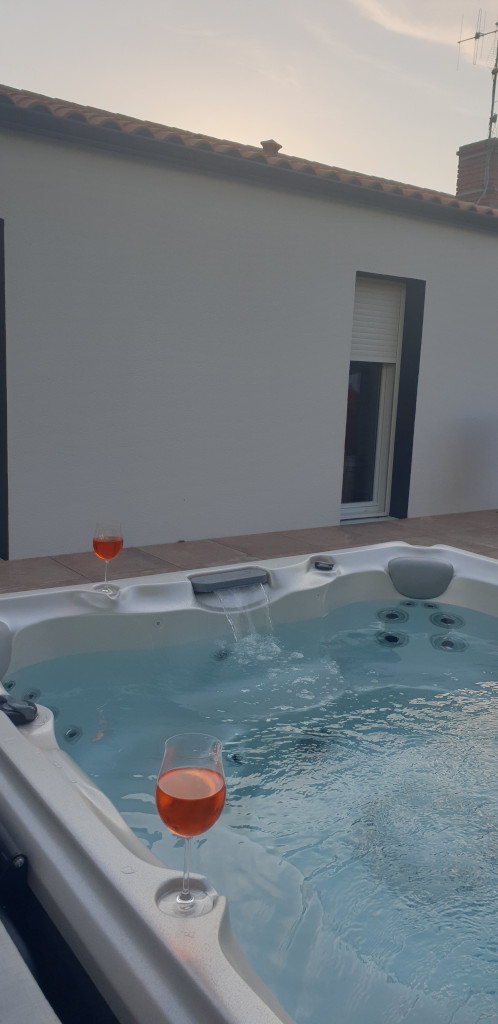 installation de spa par Atlantic Sud Paysage